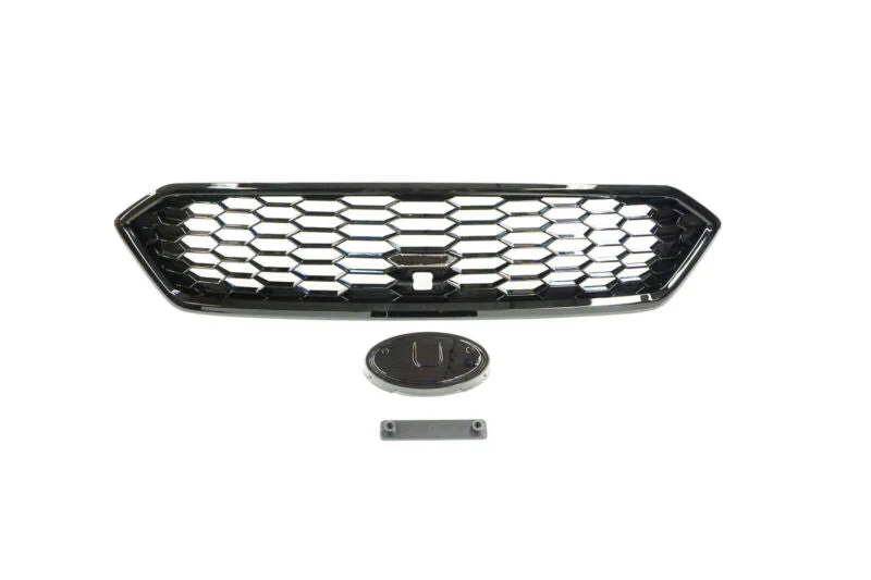 Black Front Upper Bumper Grille for Subaru WRX STi 2018-2020 - Image 3
