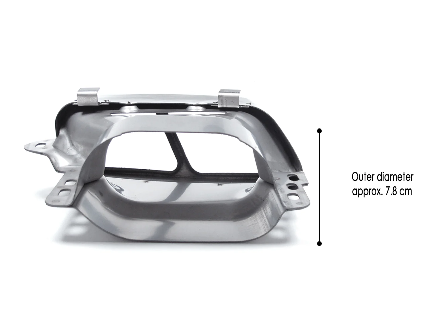 Fit For Mercedes Benz W117 CLA250 2017-2019 Black Rear Bumper Diffuser Lip W / Chrome Exhaust Tips - Image 11