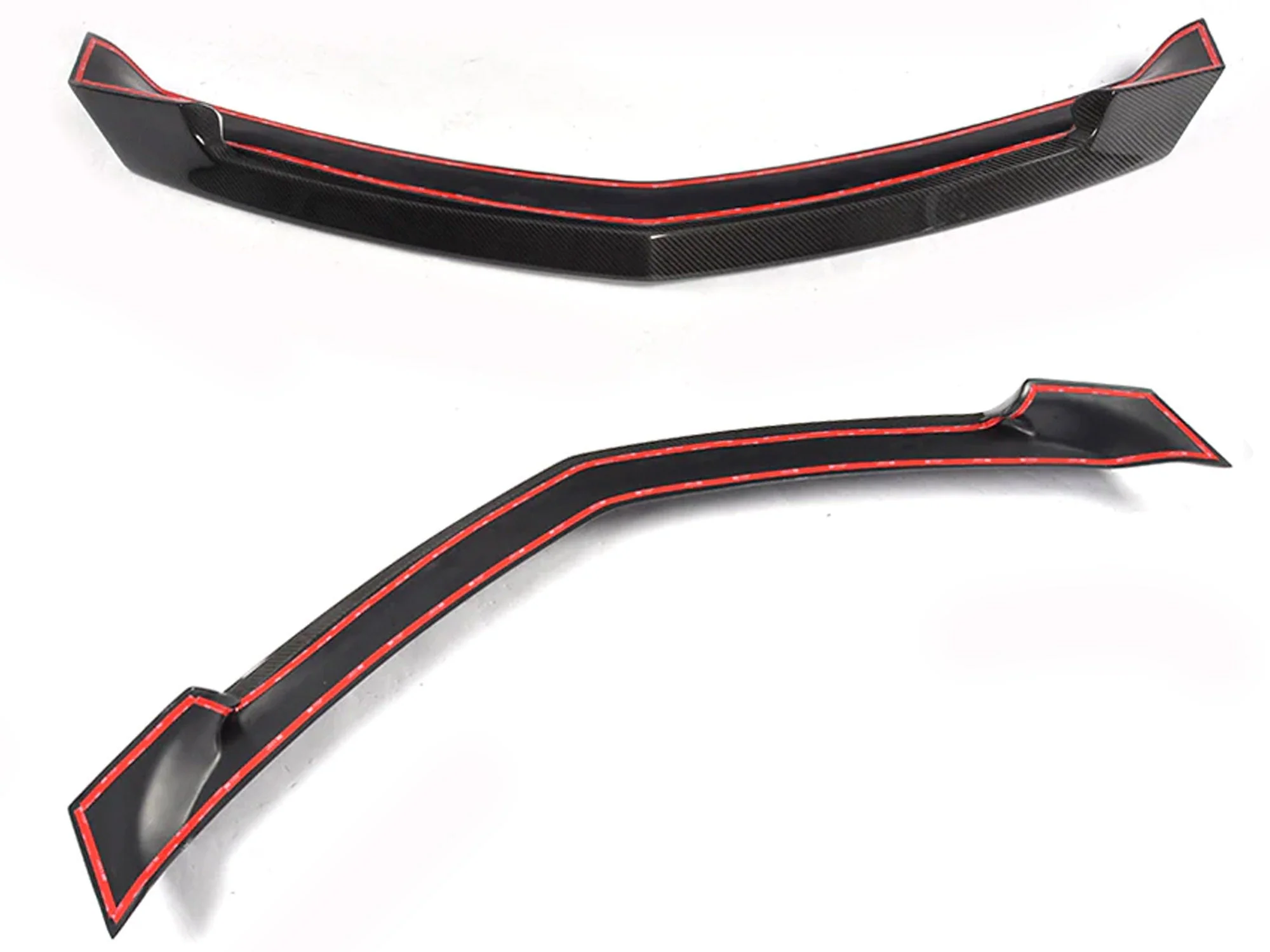 Real Carbon Fiber Rear Trunk Highkick Spoiler Wing for Cadillac ATS-V Sedan 2016–2019 - Image 3