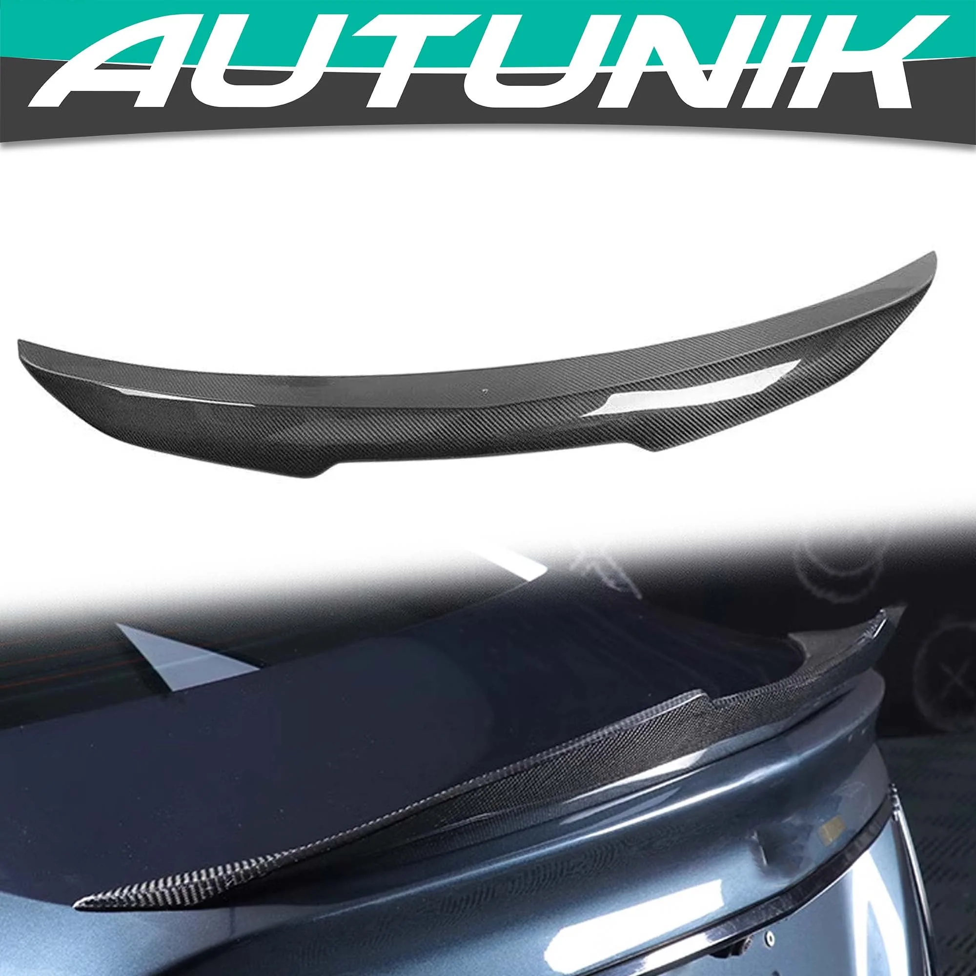Carbon Fiber Highkick Rear Spoiler for Cadillac CT5 2020-2023