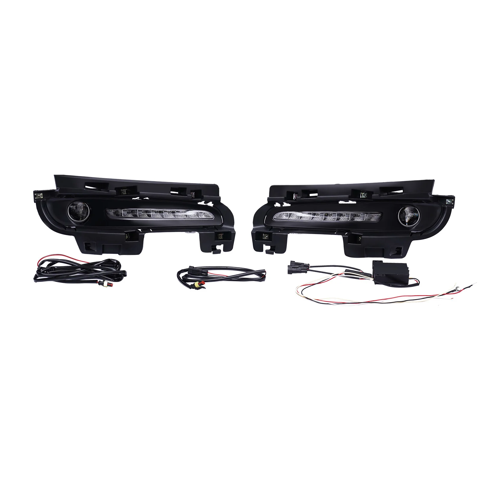 Fits 2012-2016 Jeep Grand Cherokee SRT8 LED DRL Daytime Running Fog Lights