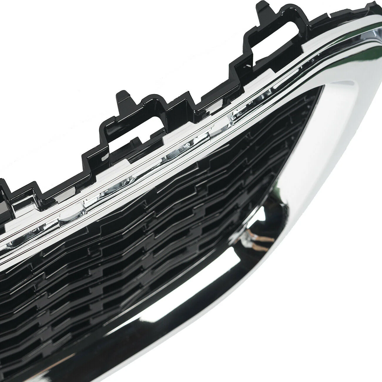 3PCS Front Upper Grille Center Lower Grill for Chevrolet Malibu 2014-2016 - Image 9