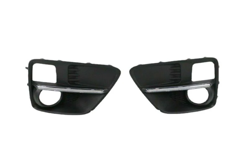LED DRL Bumper Driving Fog Lights Lamps Bezels Fits 2015 2016 2017 Subaru WRX STI - Image 3