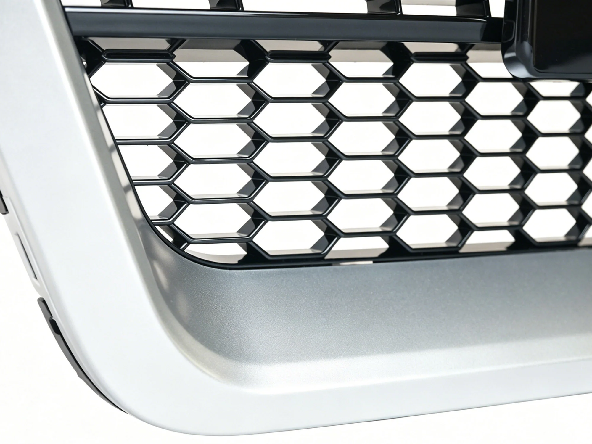 Fits 2018-2020 Audi Q5 SQ5 Front Bumper Grille Mesh Grille ( Black Honeycomb + Chrome Frame) - Image 9