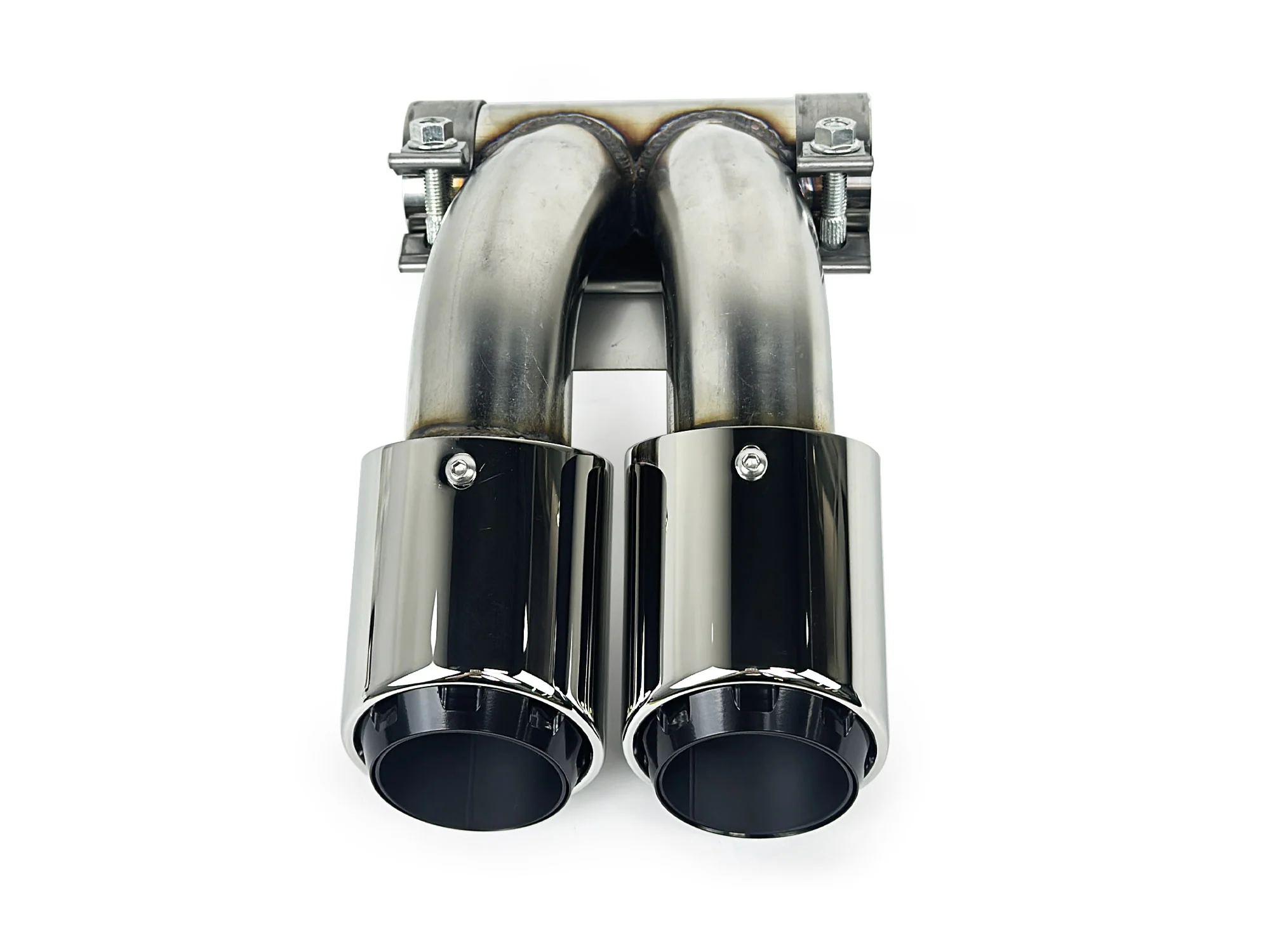 Chrome Exhaust Muffler Tips For Porsche 981 Cayman Boxster 2013-2016 et186 - Image 6