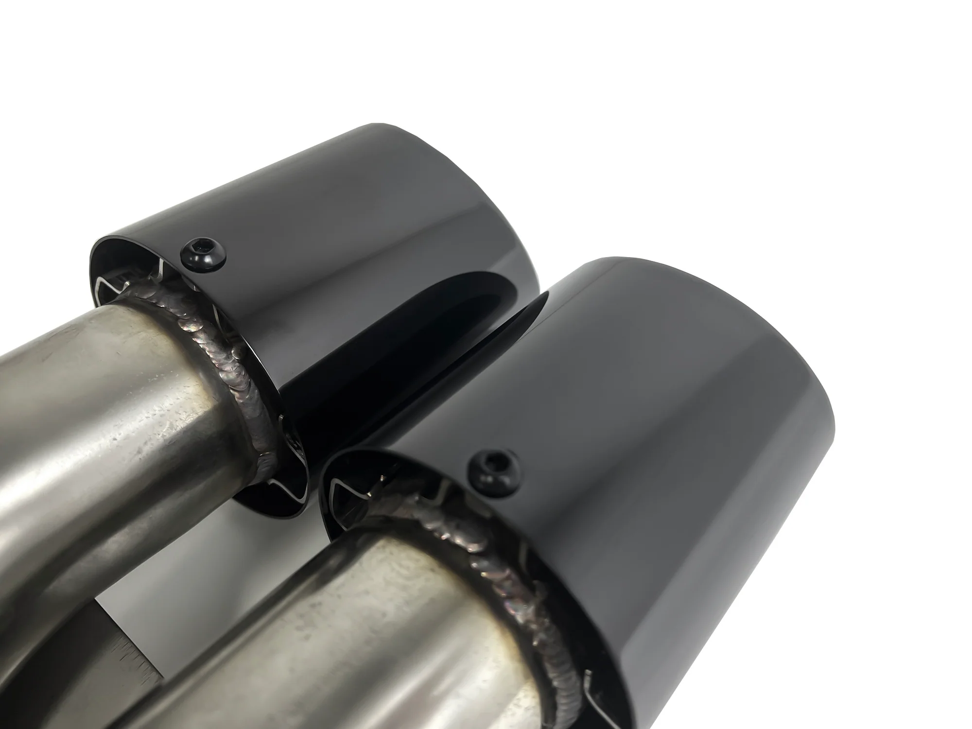 Black Exhaust Tips Tailpipe for Porsche 981 Cayman Boxster 2013-2016 et181 - Image 6