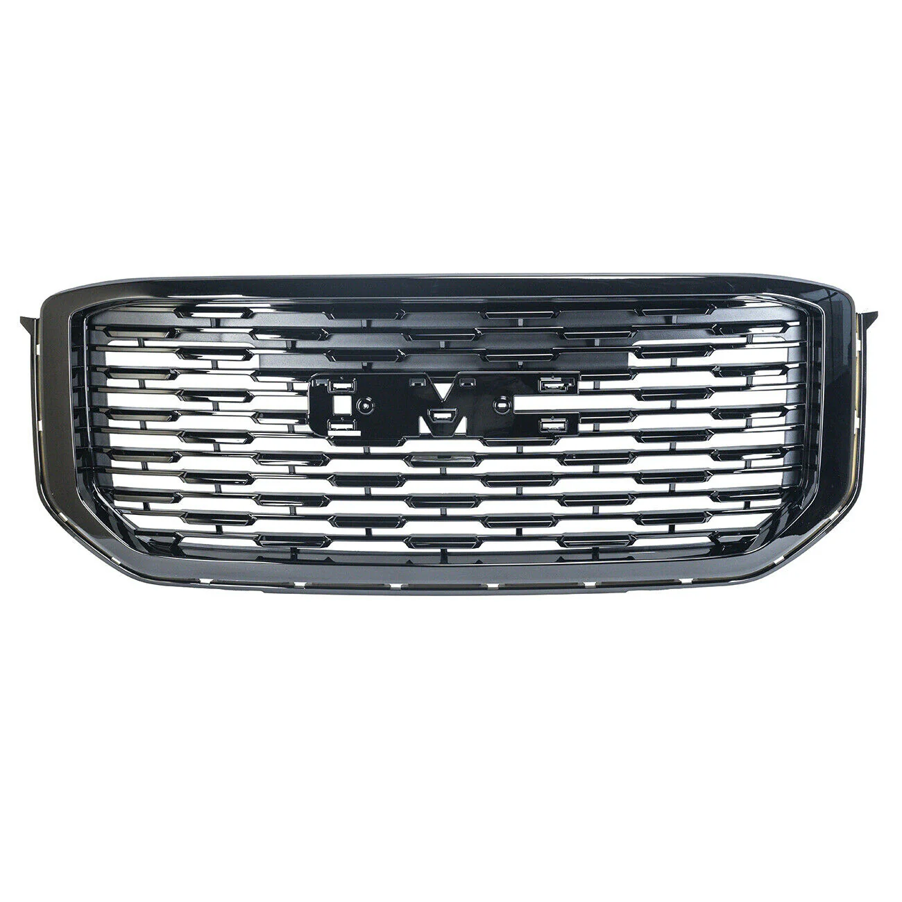Honeycomb Black Front Grille for 2015-2020 GMC Yukon / Yukon XL - Image 3
