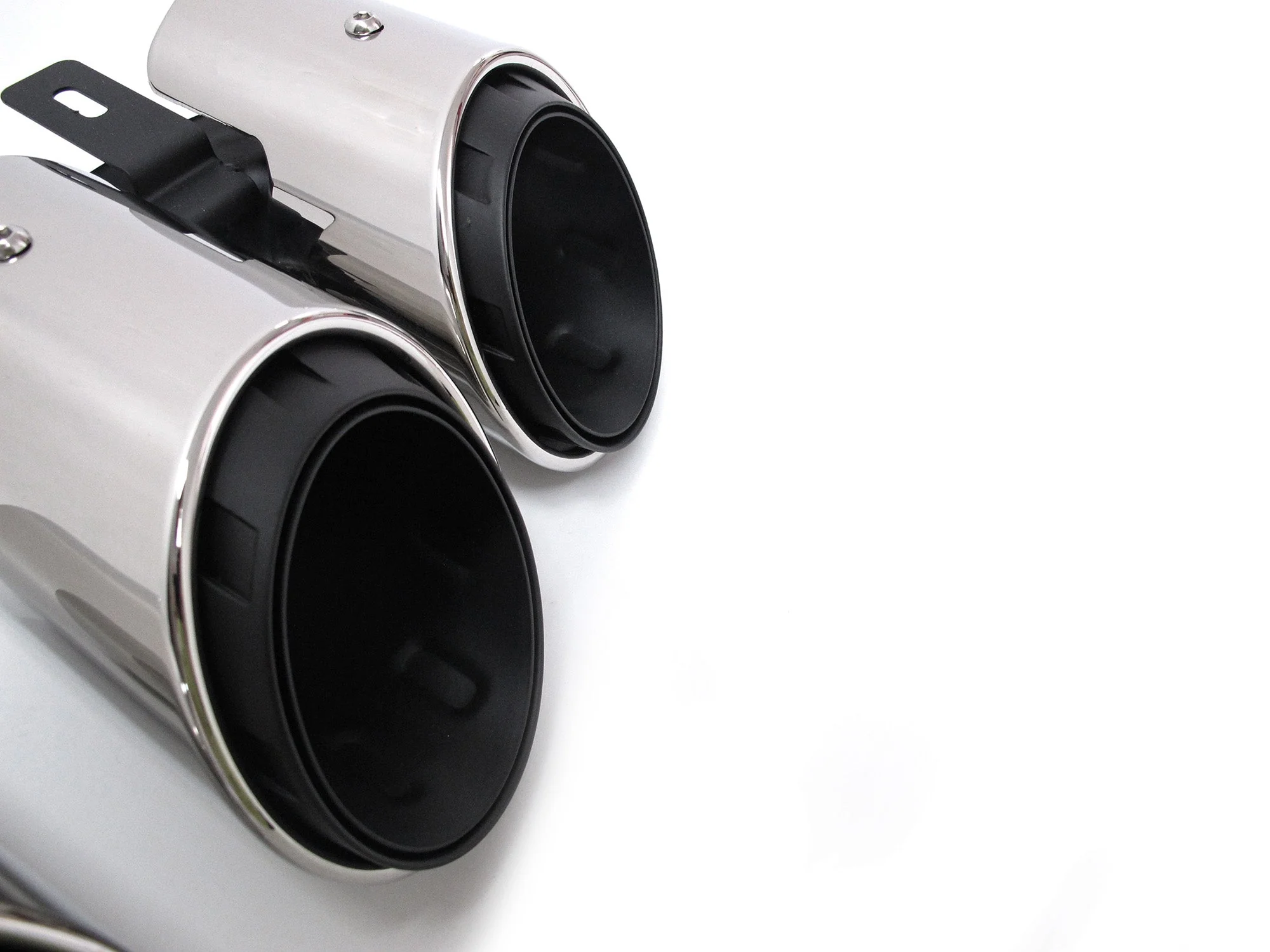 Chrome Sporty Exhaust Tips For Porsche 971 Panamera 2017-2023 et161 - Image 10