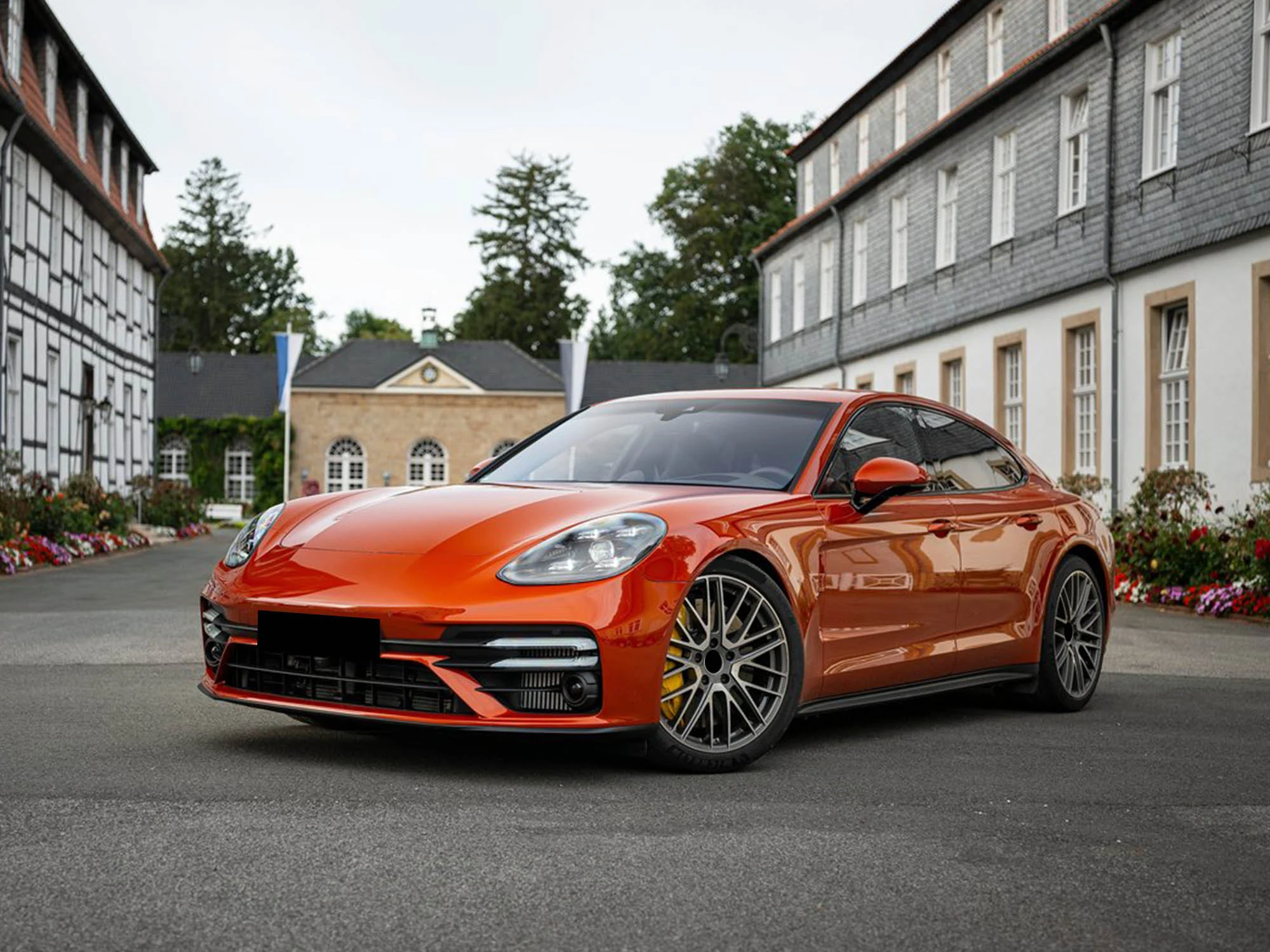Chrome Sporty Exhaust Tips For Porsche 971 Panamera 2017-2023 et161 - Image 3