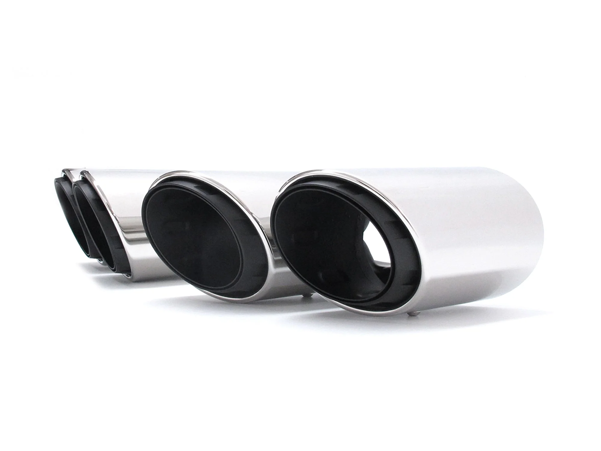 Chrome Sporty Exhaust Tips For Porsche 971 Panamera 2017-2023 et161 - Image 5