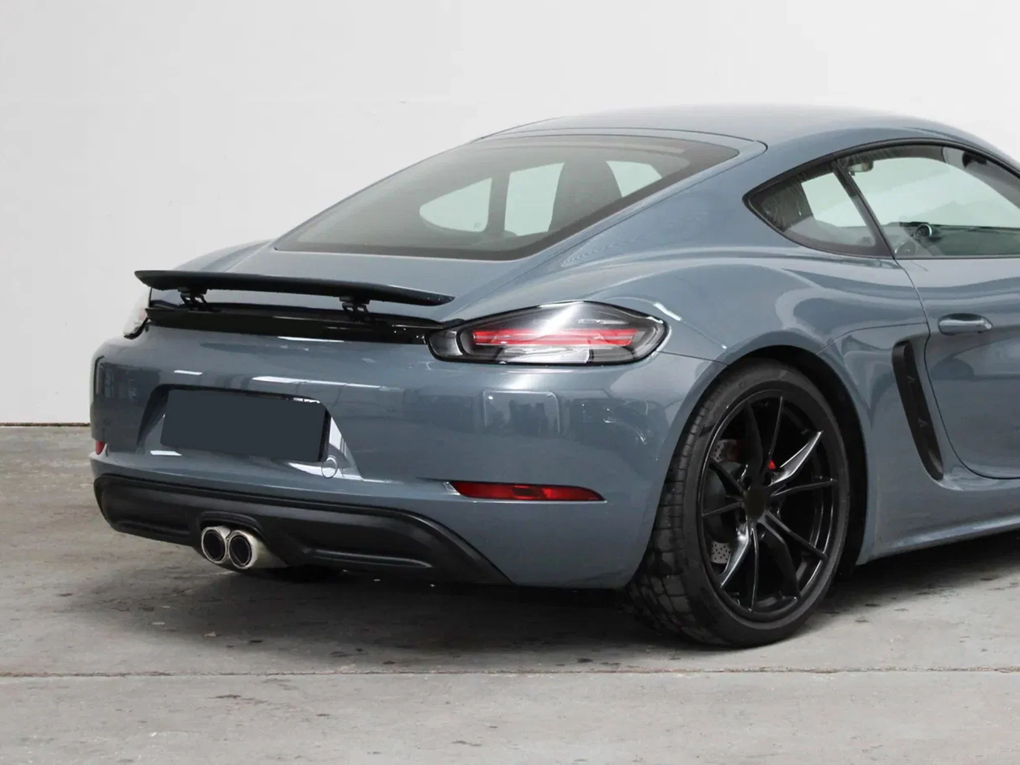 3-Layer Exhaust Tips Chrome for Porsche 718 Cayman 982 Boxster 2017-2023 - Image 3