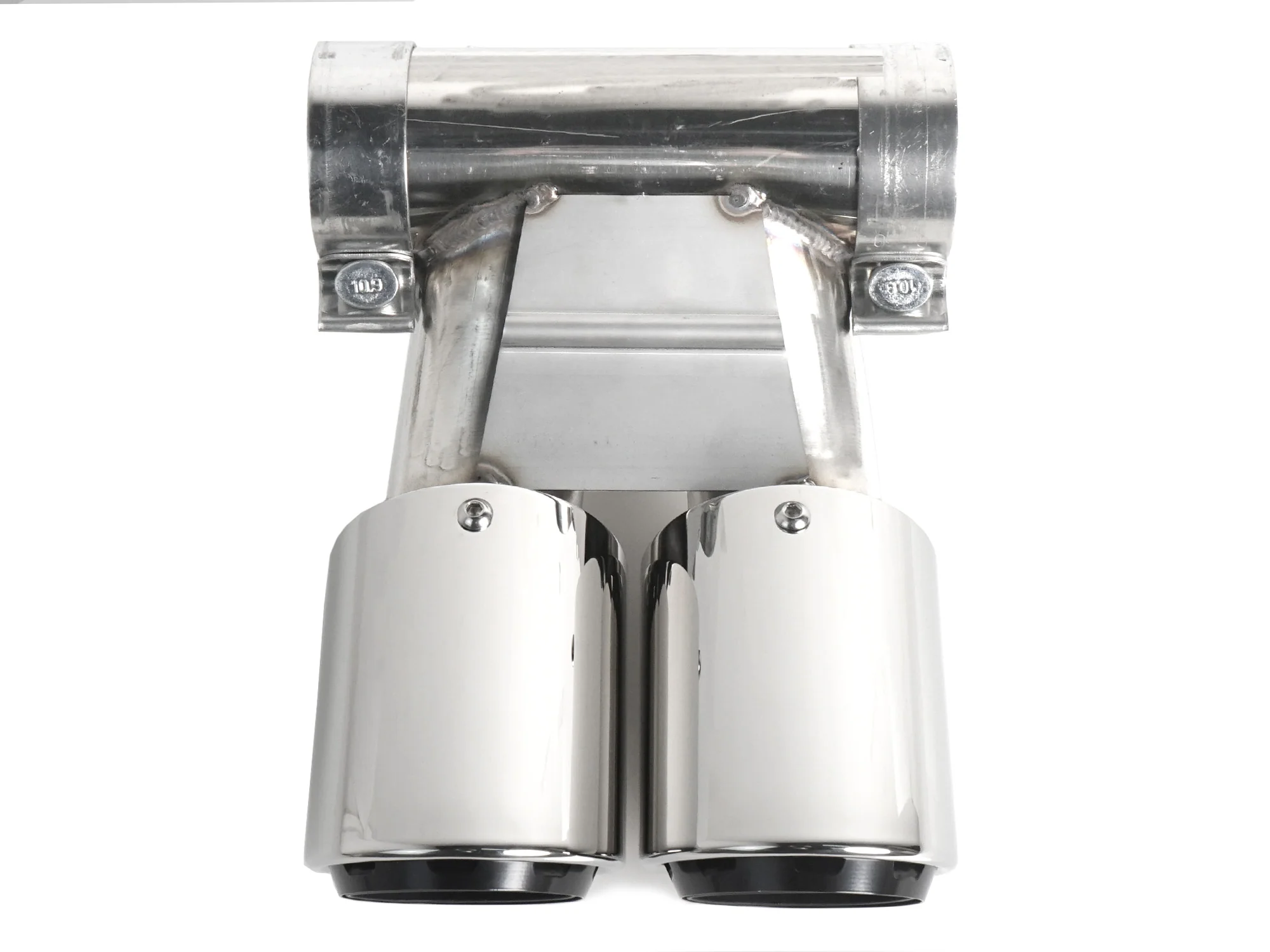 3-Layer Exhaust Tips Chrome for Porsche 718 Cayman 982 Boxster 2017-2023 - Image 4