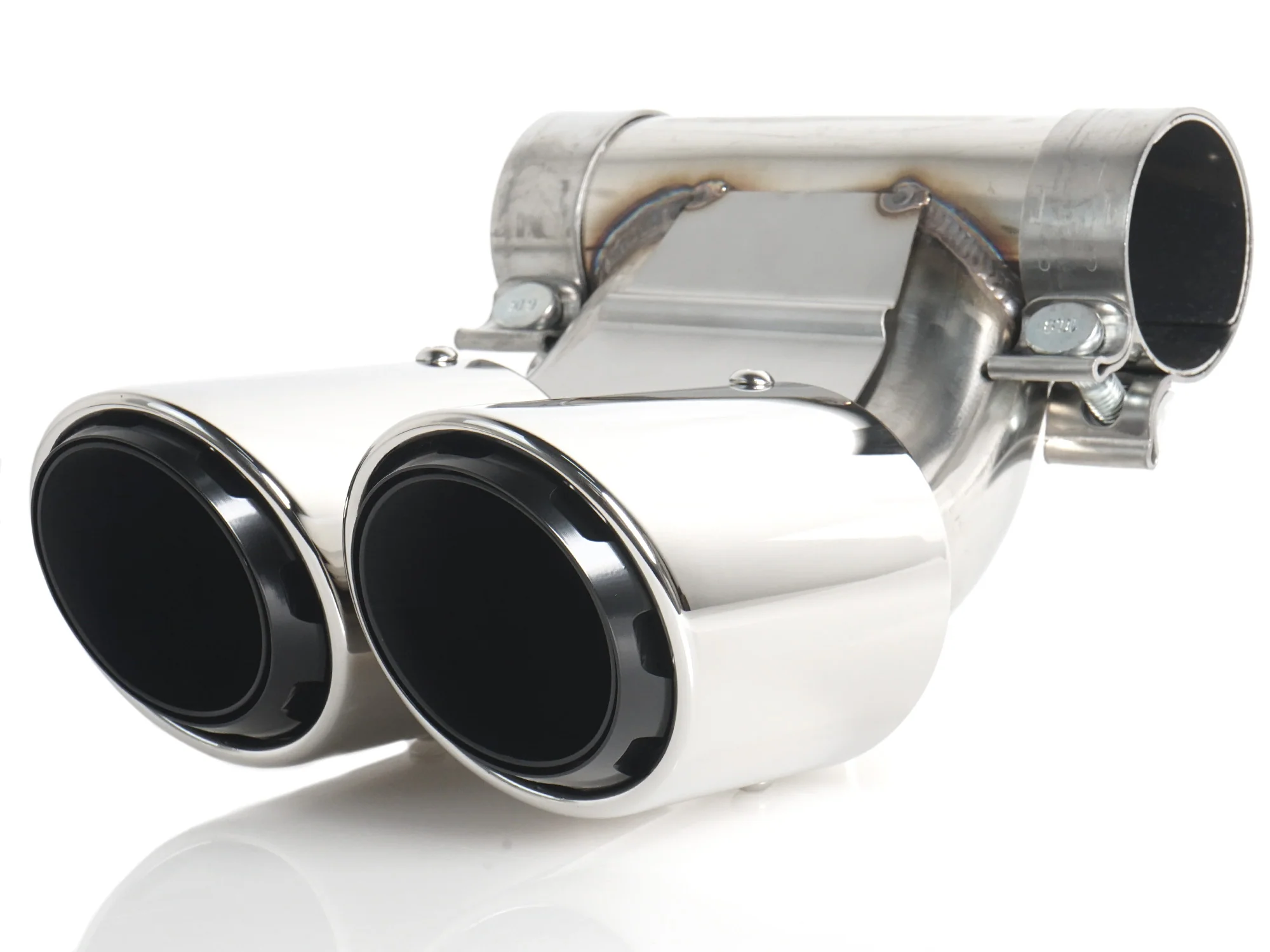 3-Layer Exhaust Tips Chrome for Porsche 718 Cayman 982 Boxster 2017-2023 - Image 6
