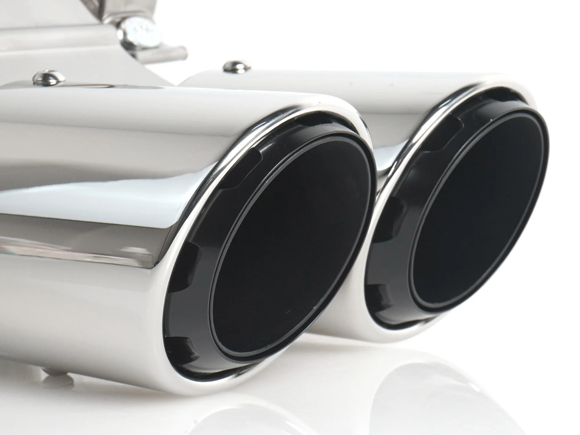 3-Layer Exhaust Tips Chrome for Porsche 718 Cayman 982 Boxster 2017-2023 - Image 8