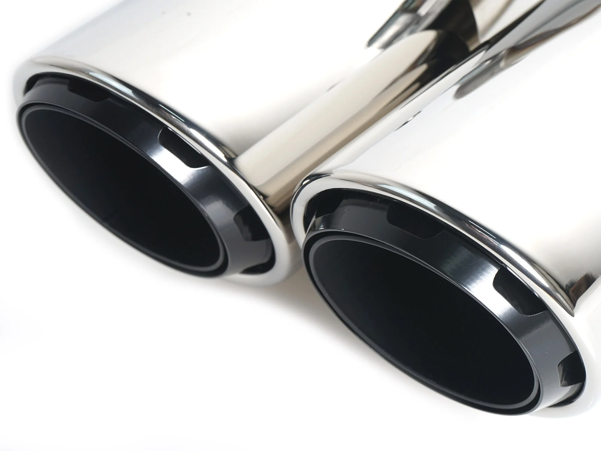 3-Layer Exhaust Tips Chrome for Porsche 718 Cayman 982 Boxster 2017-2023 - Image 9