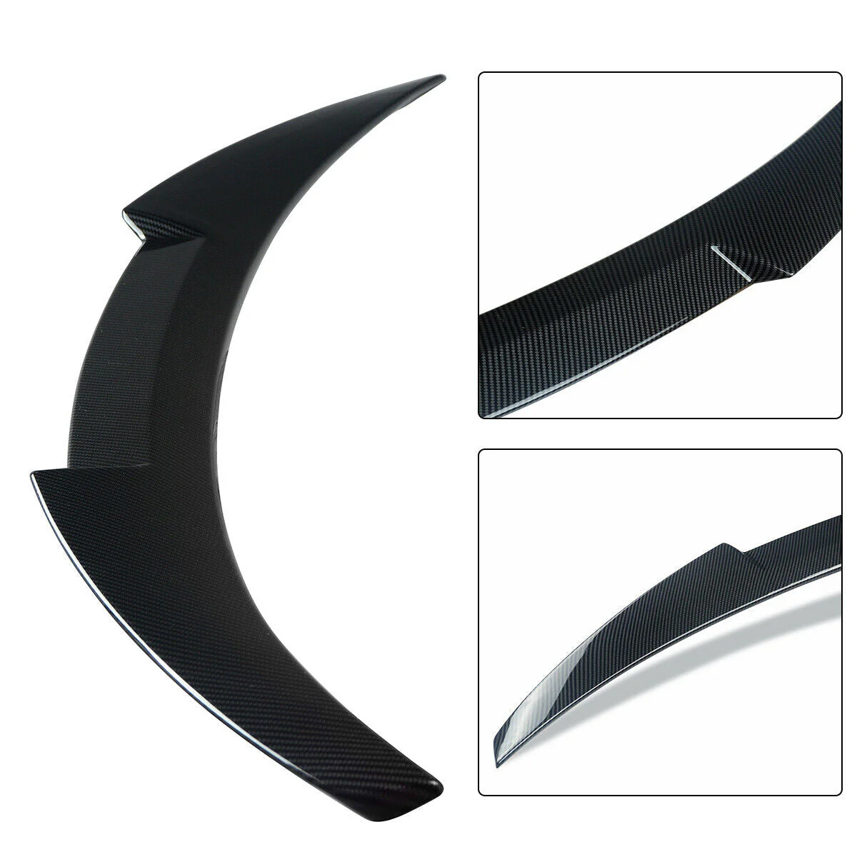 Carbon Fiber Look Trunk Spoiler Wing For BMW G20 330i M340i G80 M3 2019-2024 - Image 5