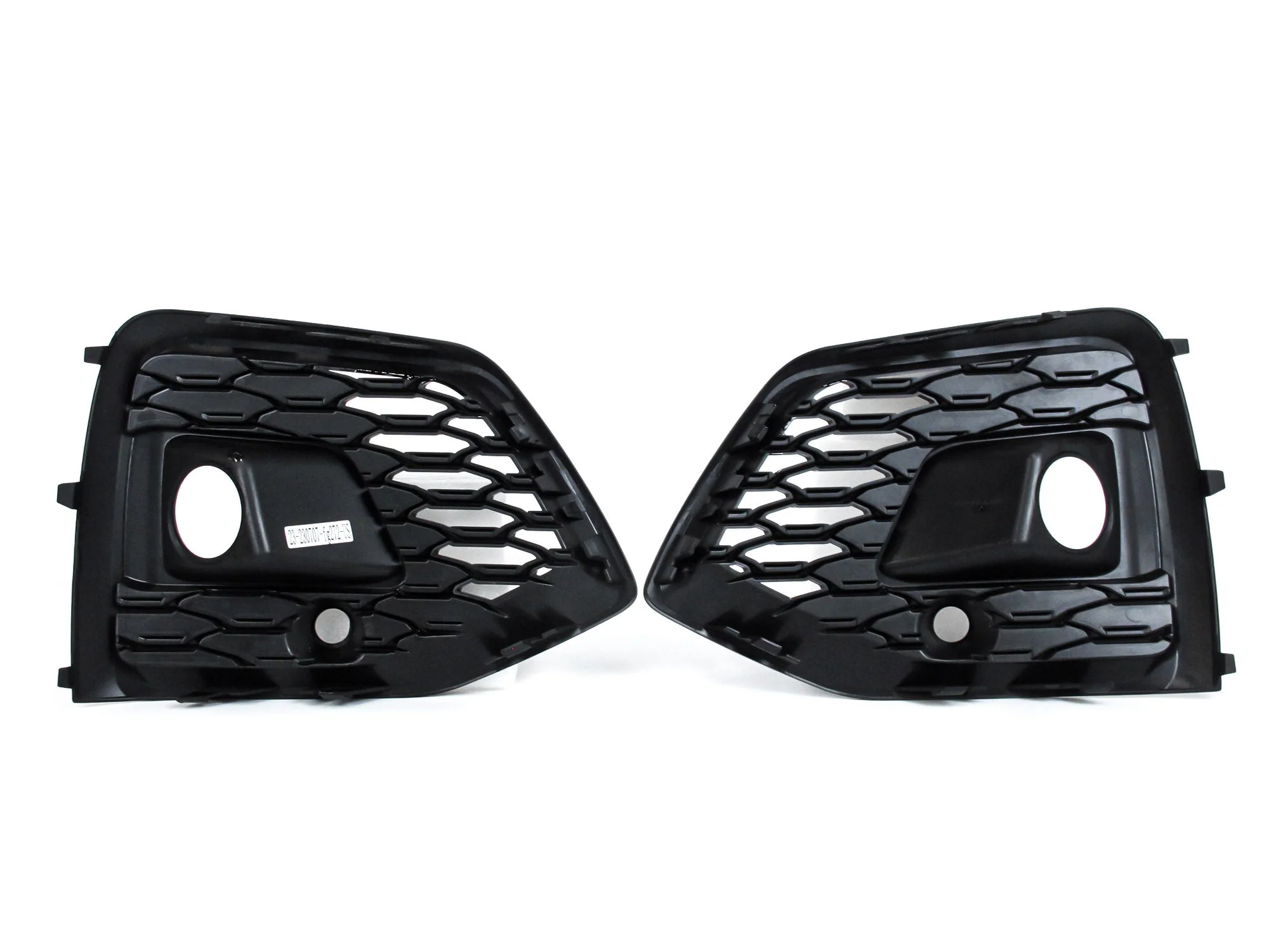 Gloss Black Honeycomb Front Fog Light Grille Cover For AUDI Q5 SQ5 2021-2025 Pair L+R - Image 9