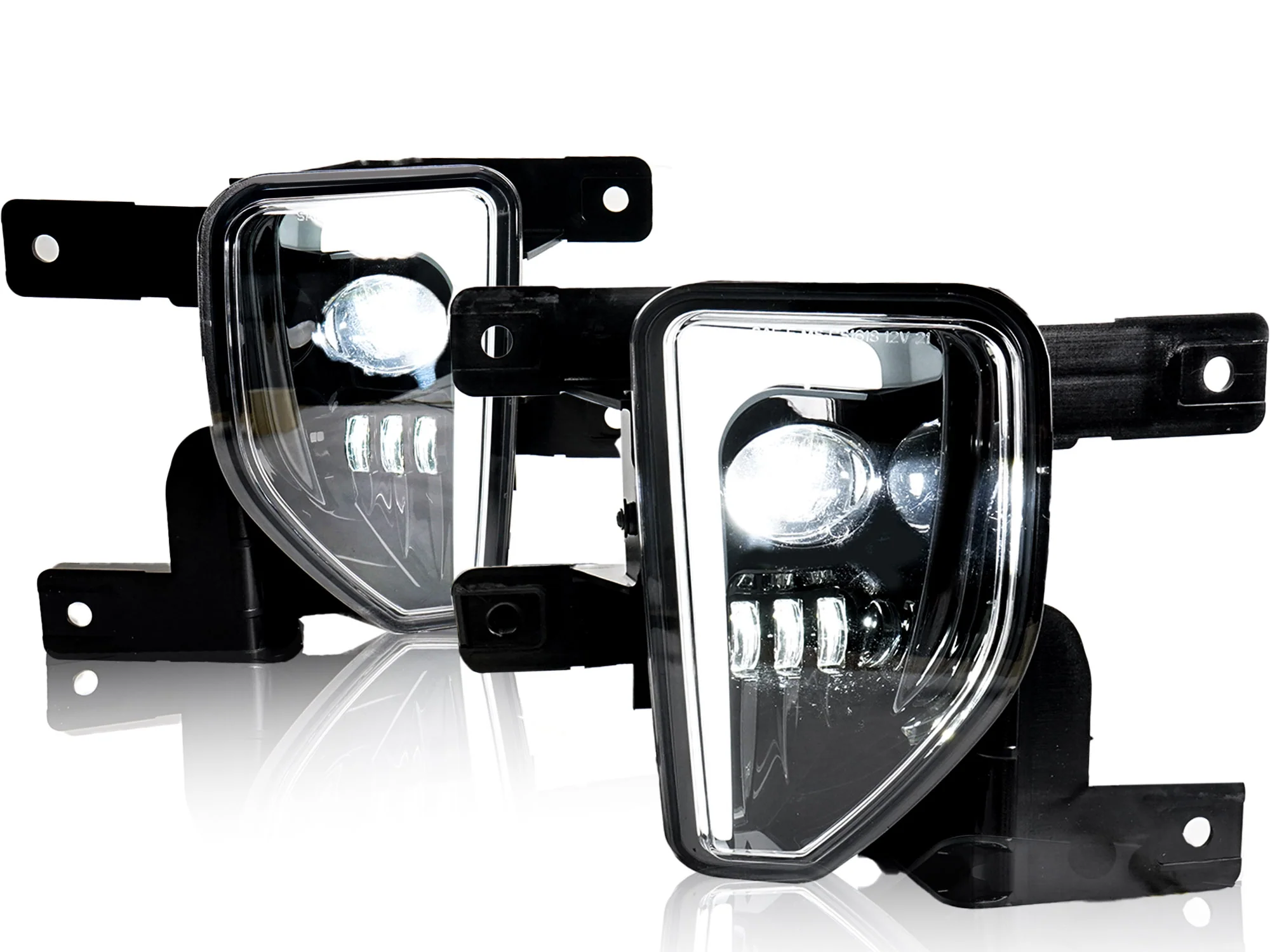 Fog Light Kit w/ Daytime Running Lamps For Chevy Silverado 1500 2016 2017 2018 - Image 5