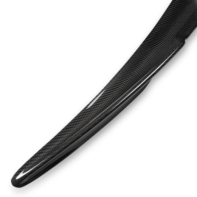 Real Carbon Fiber Rear Trunk Spoiler Wing for Tesla Model S 2012-2022 - Image 4