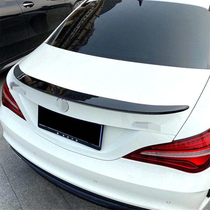Gloss Black Rear Trunk Spoiler For Mercedes CLA W117 C117 CLA180 CLA200 CLA250 2013-2019 - Image 3