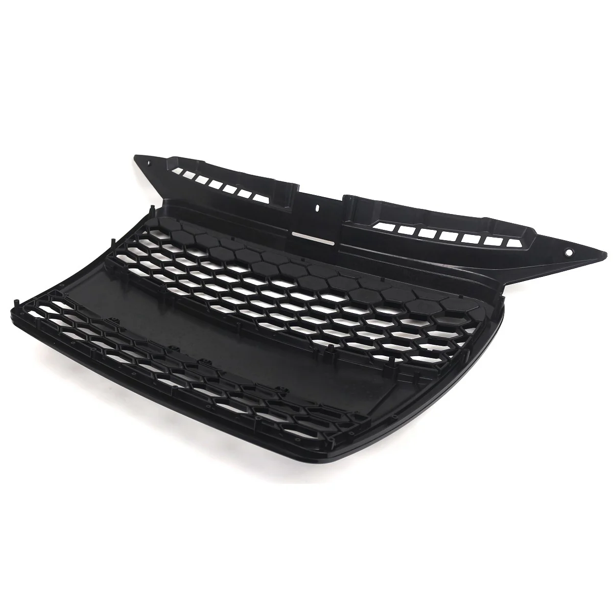 For 2005-2008 Audi A3 8P RS3 Style Front Grille Grill Gloss Black Honeycomb Mesh - Image 4