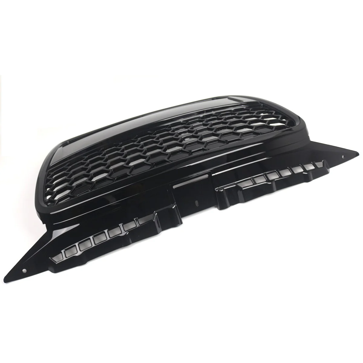 For 2005-2008 Audi A3 8P RS3 Style Front Grille Grill Gloss Black Honeycomb Mesh - Image 6