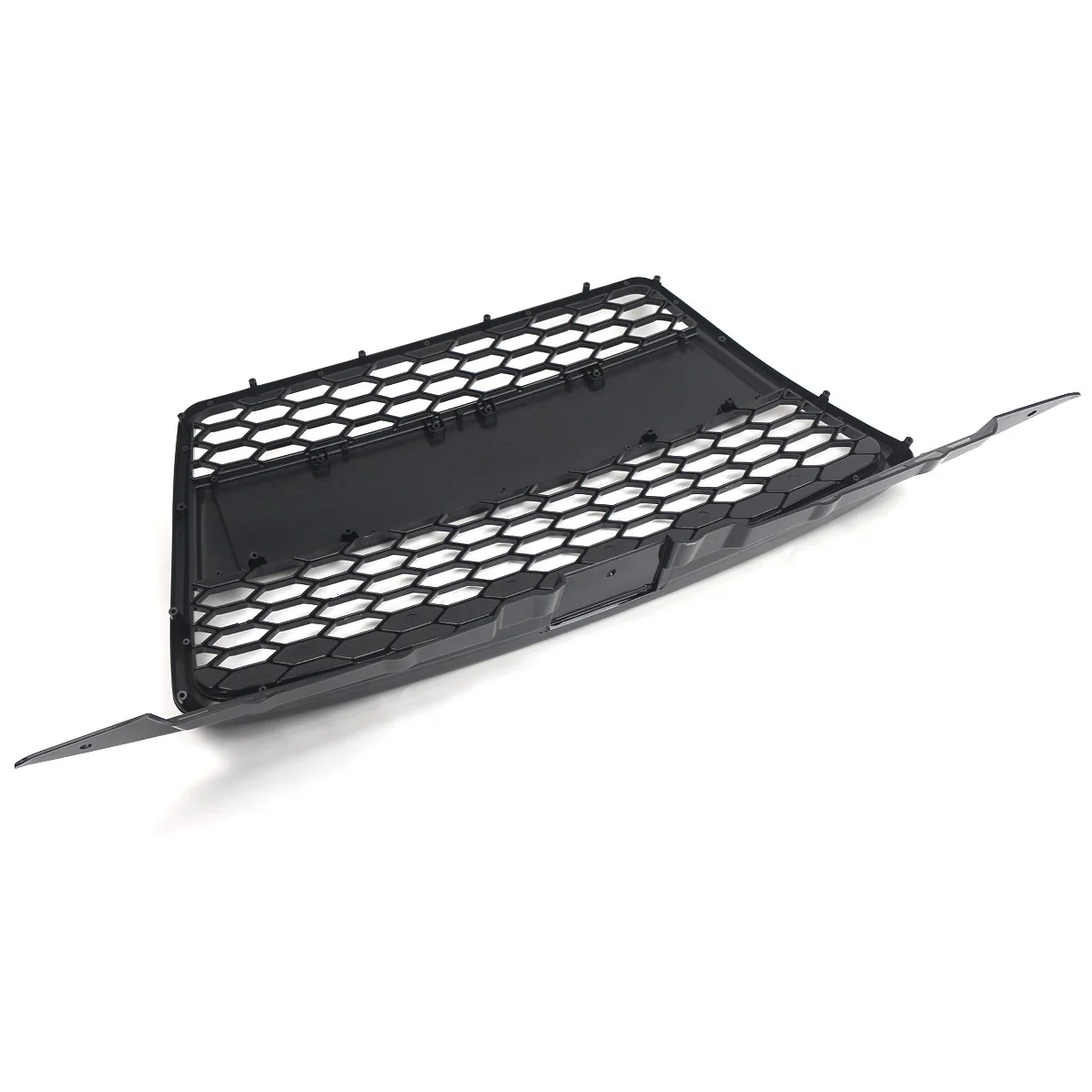 For 2005-2008 Audi A3 8P RS3 Style Front Grille Grill Gloss Black Honeycomb Mesh - Image 7
