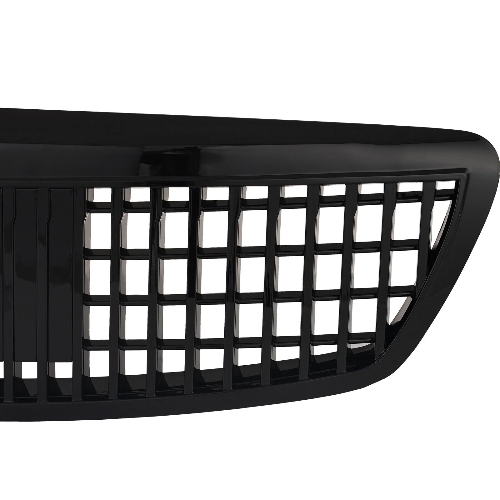 Fit For 2005-2009 Mercedes S-Class W221 Front Grille Gloss Black W/ ACC & W/ Camera Hole - Image 5