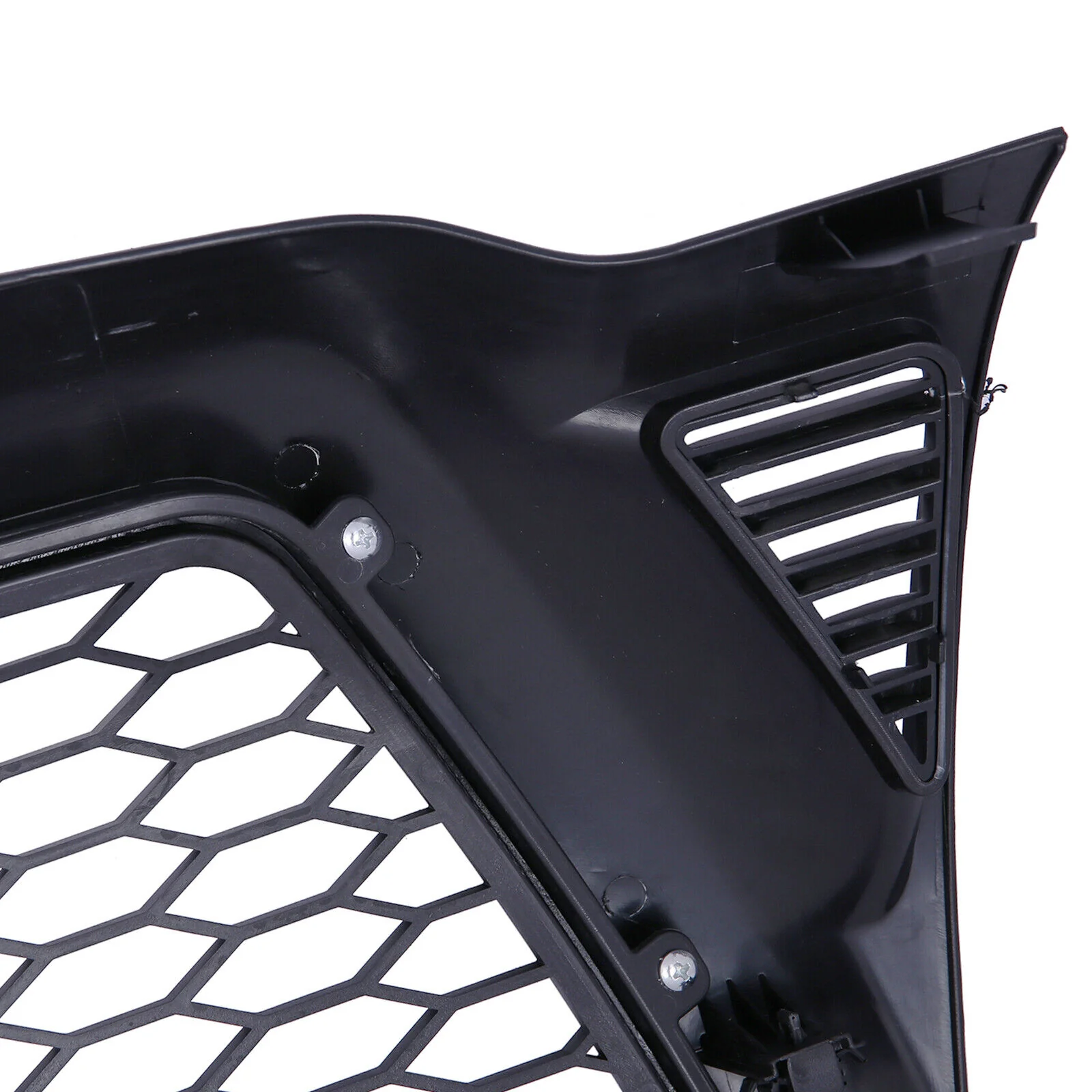 For 2005-2011 Toyota Tacoma Front Bumper Hood Upper Mesh Grille LED Grill Black - Image 11