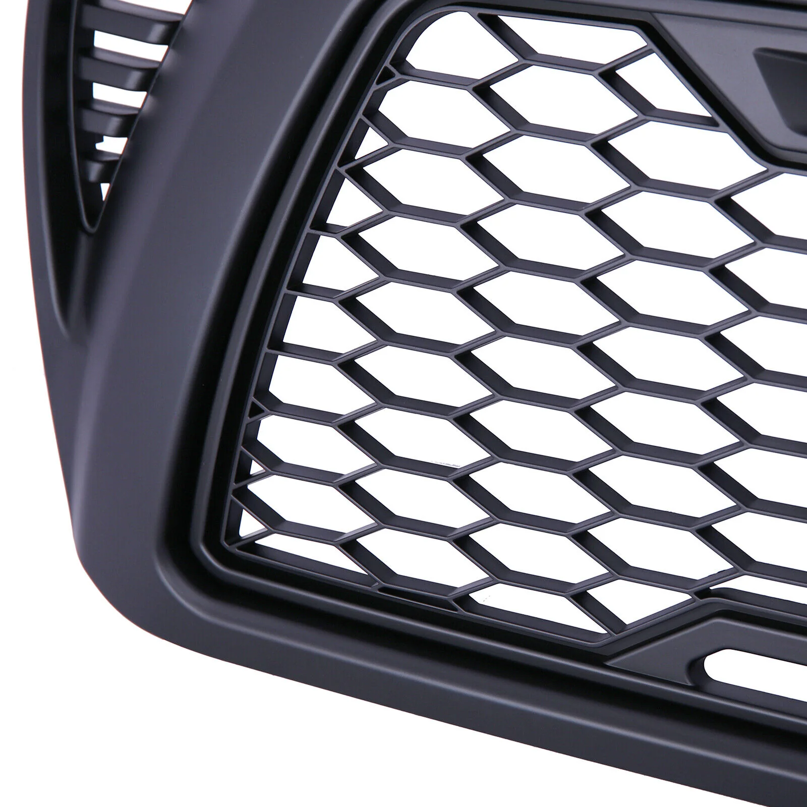 For 2005-2011 Toyota Tacoma Front Bumper Hood Upper Mesh Grille LED Grill Black - Image 6