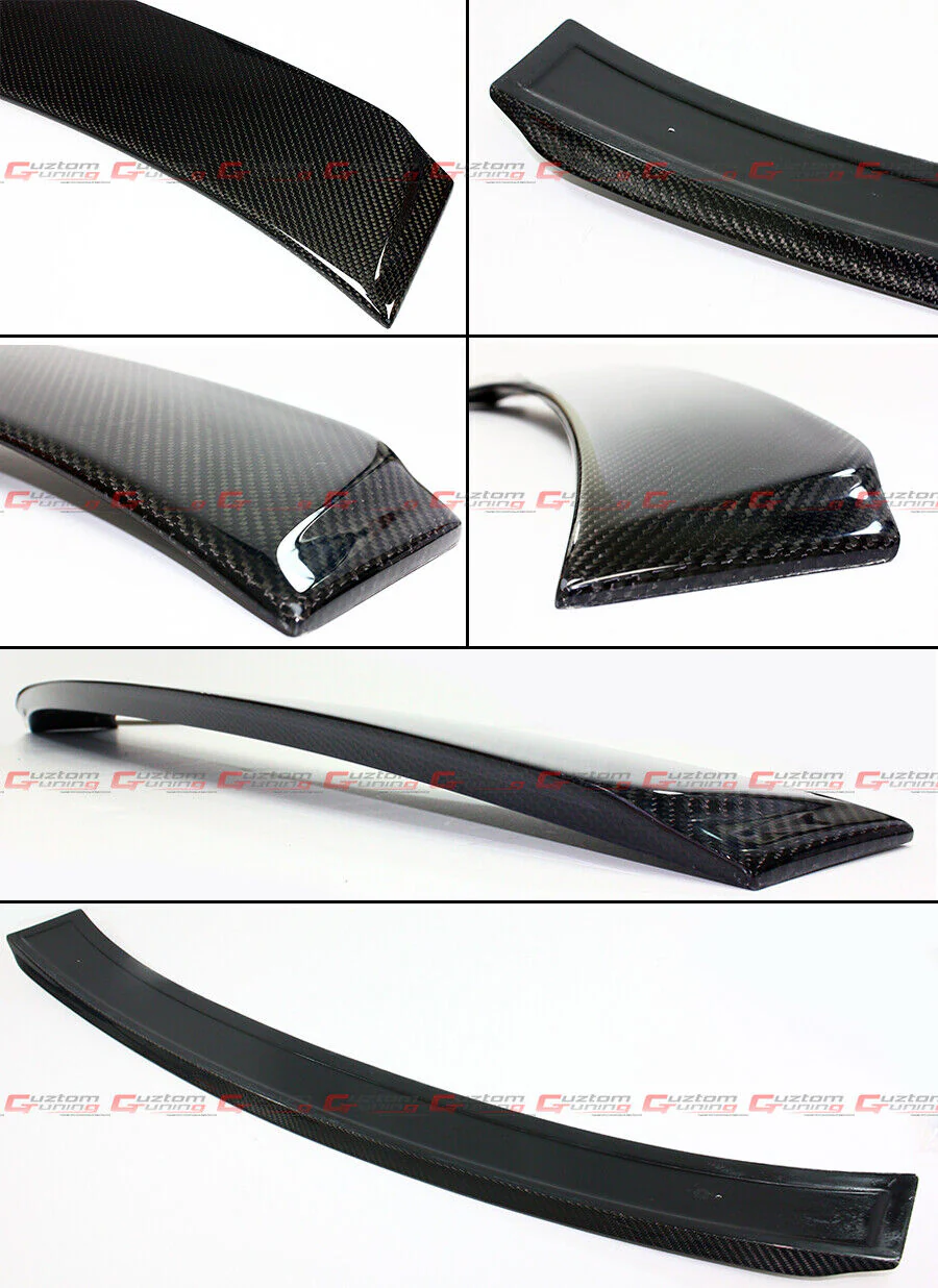 For 2006-2013 Lexus IS250 IS350 ISF Real Carbon Fiber Rear Top Window Roof Spoiler Wing - Sedan Only - Image 3