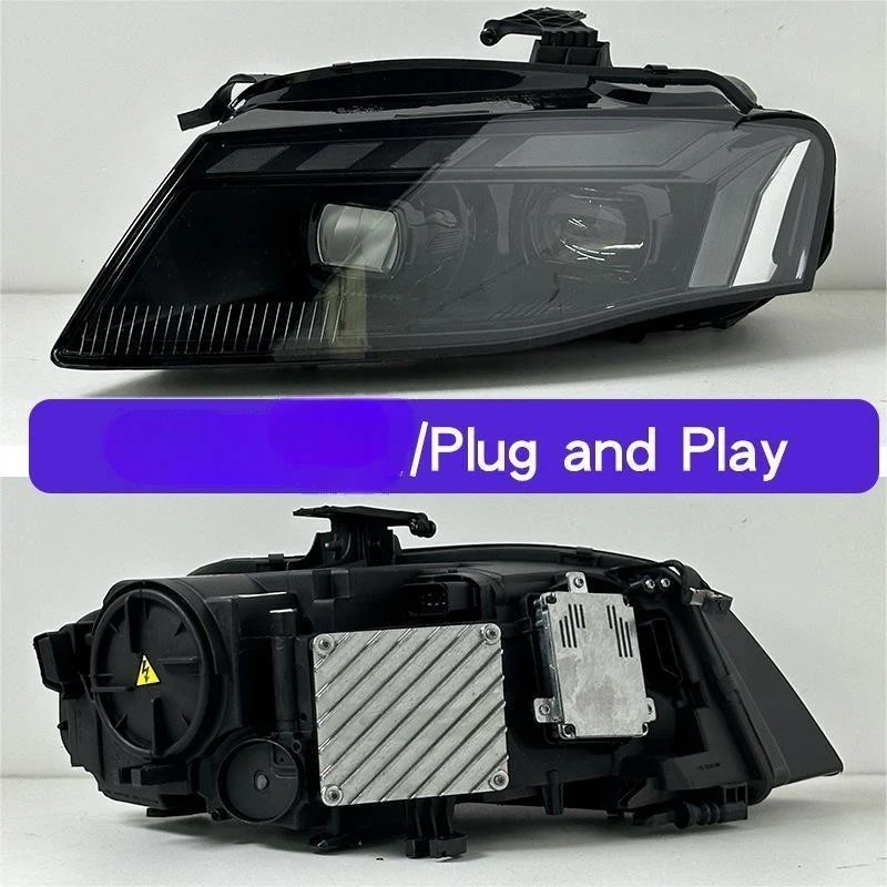 For 2009-2012 Audi A4 B8 LED Projector Headlight Assembly Upgrade Turn Signal Lamp - Image 7