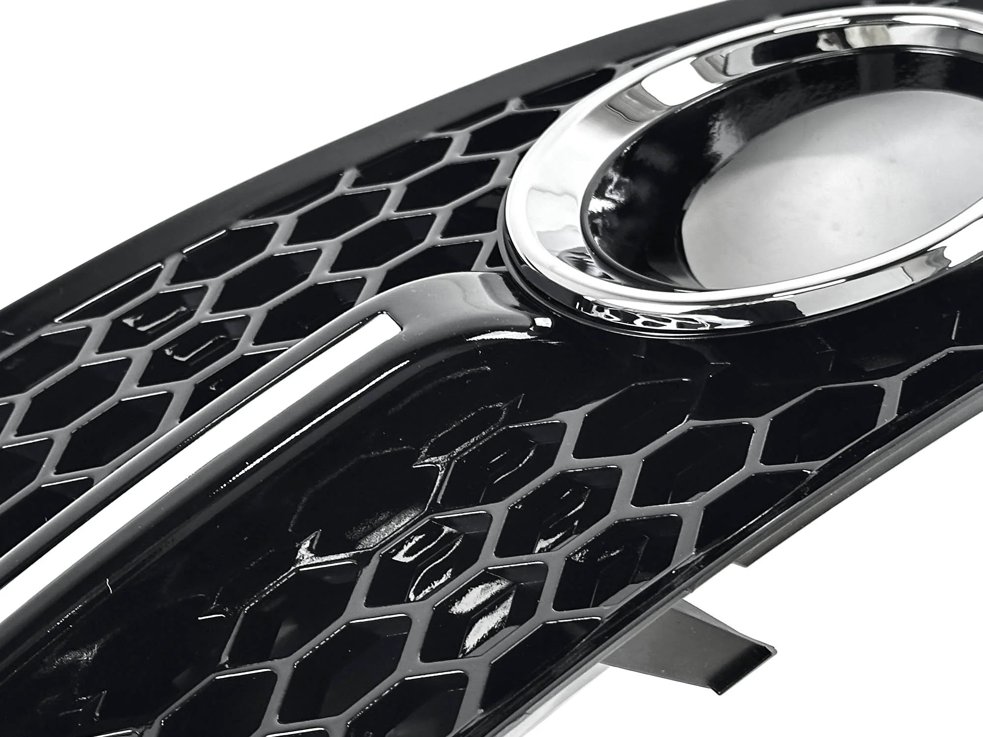 For 2009-2012 Audi Q5 W/O S-Line Pkg Fog Light Cover Grill Gloss Black SQ5 Style - Image 12