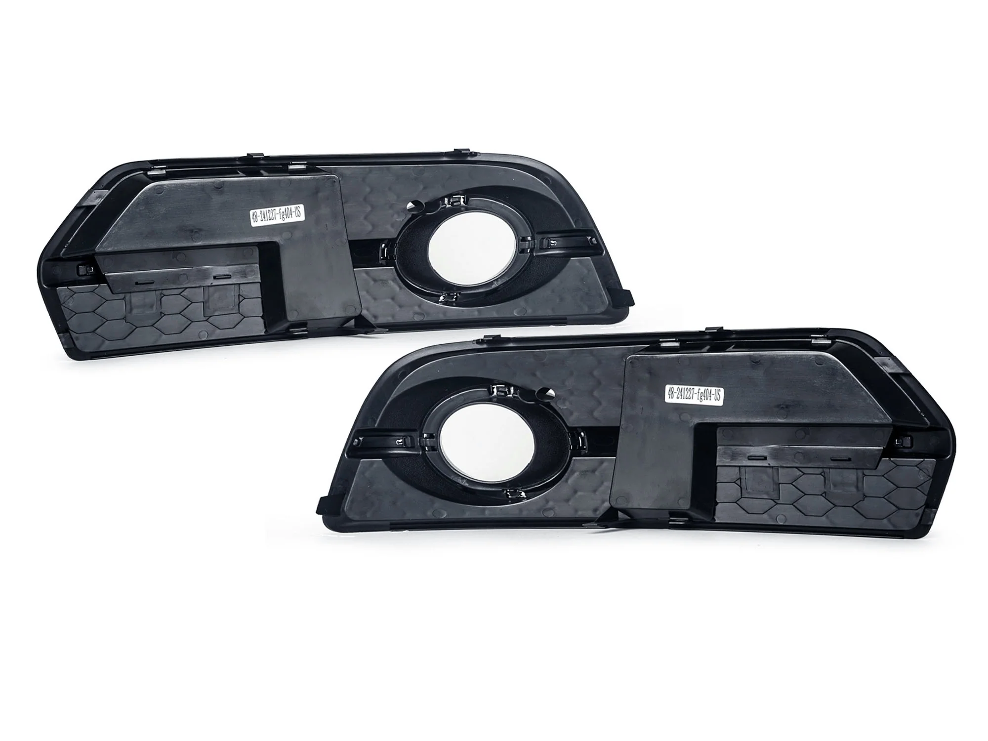 For 2009-2012 Audi Q5 W/O S-Line Pkg Fog Light Cover Grill Gloss Black SQ5 Style - Image 8