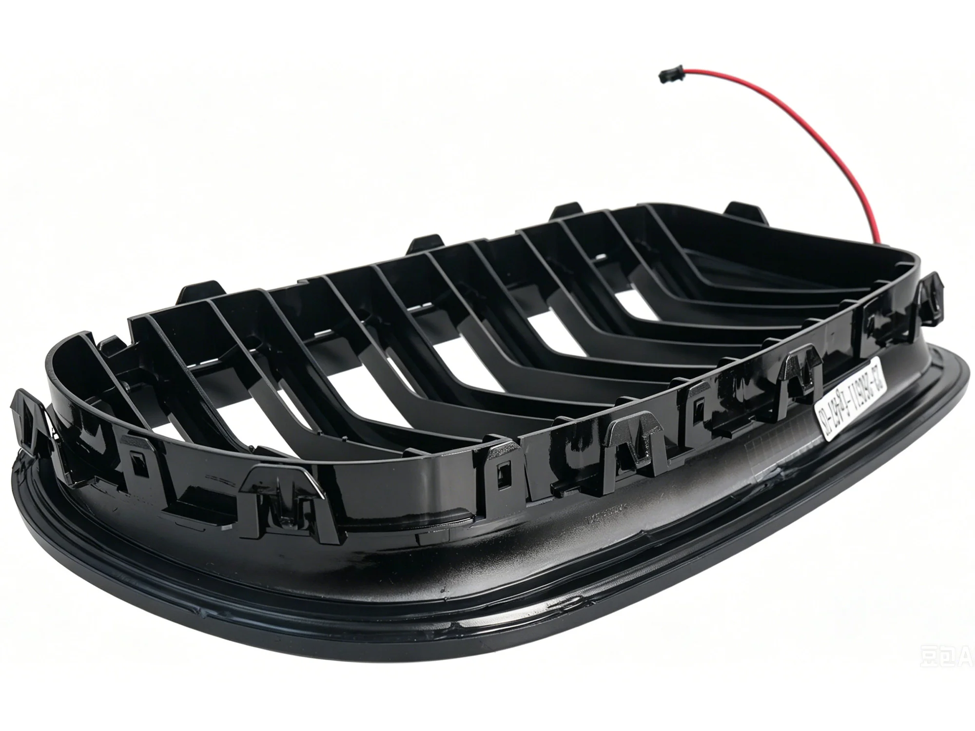 For 2010-2016 BMW 5 Series F10 F11 Front LED Kidney Grille Bumper Upper Grill Gloss Black - Image 12