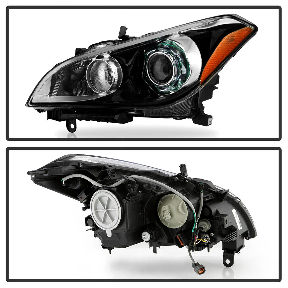 For 2011-2013 Infiniti M37 M56 HID XENON w/o AFS Black Projector Headlights - Image 3