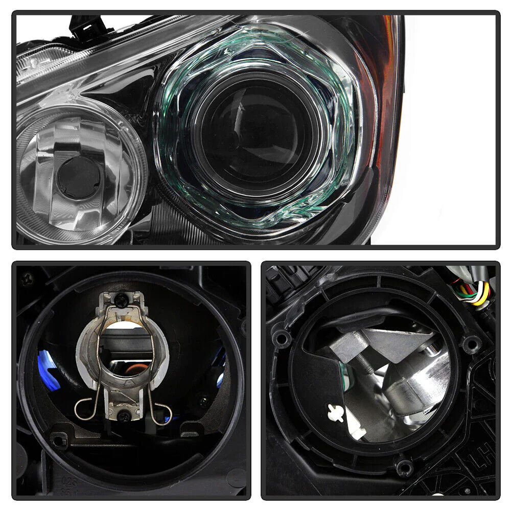 For 2011-2013 Infiniti M37 M56 HID XENON w/o AFS Black Projector Headlights - Image 4
