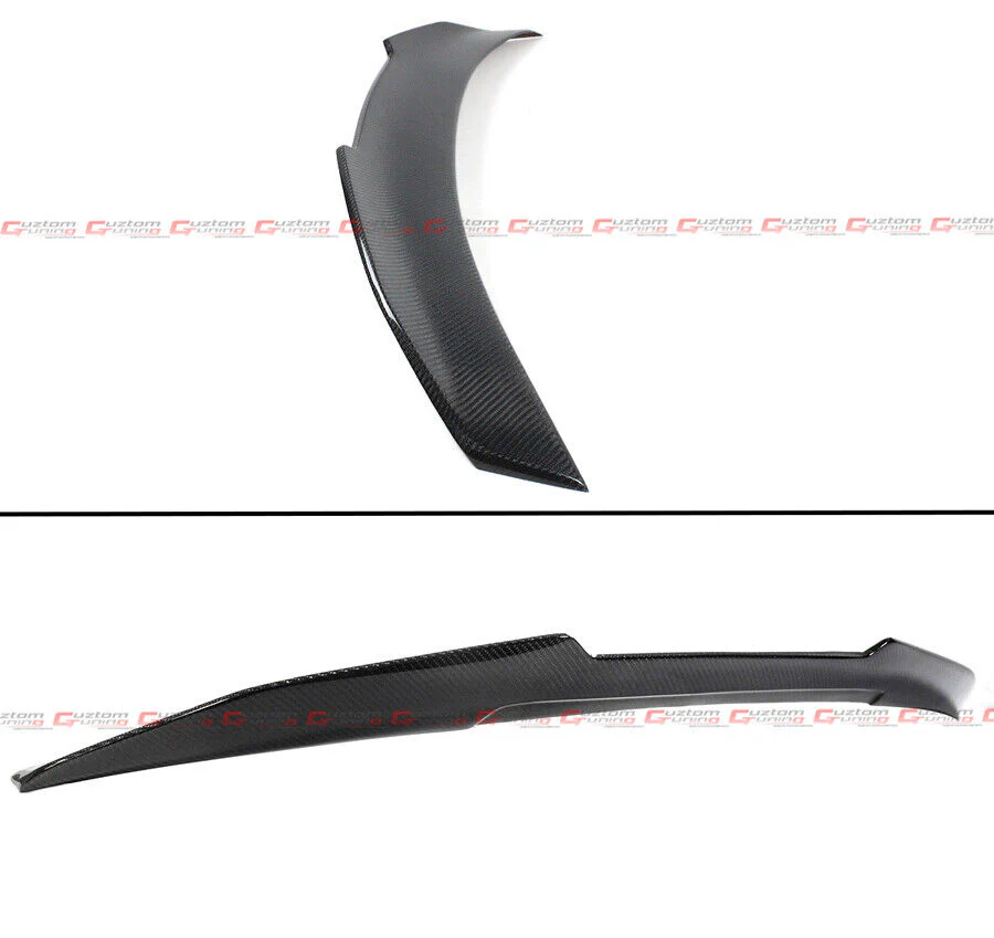 For 2012-2018 Audi A6 S6 C7 PSM Style Real Carbon Fiber Rear Trunk Spoiler Wing - Image 3