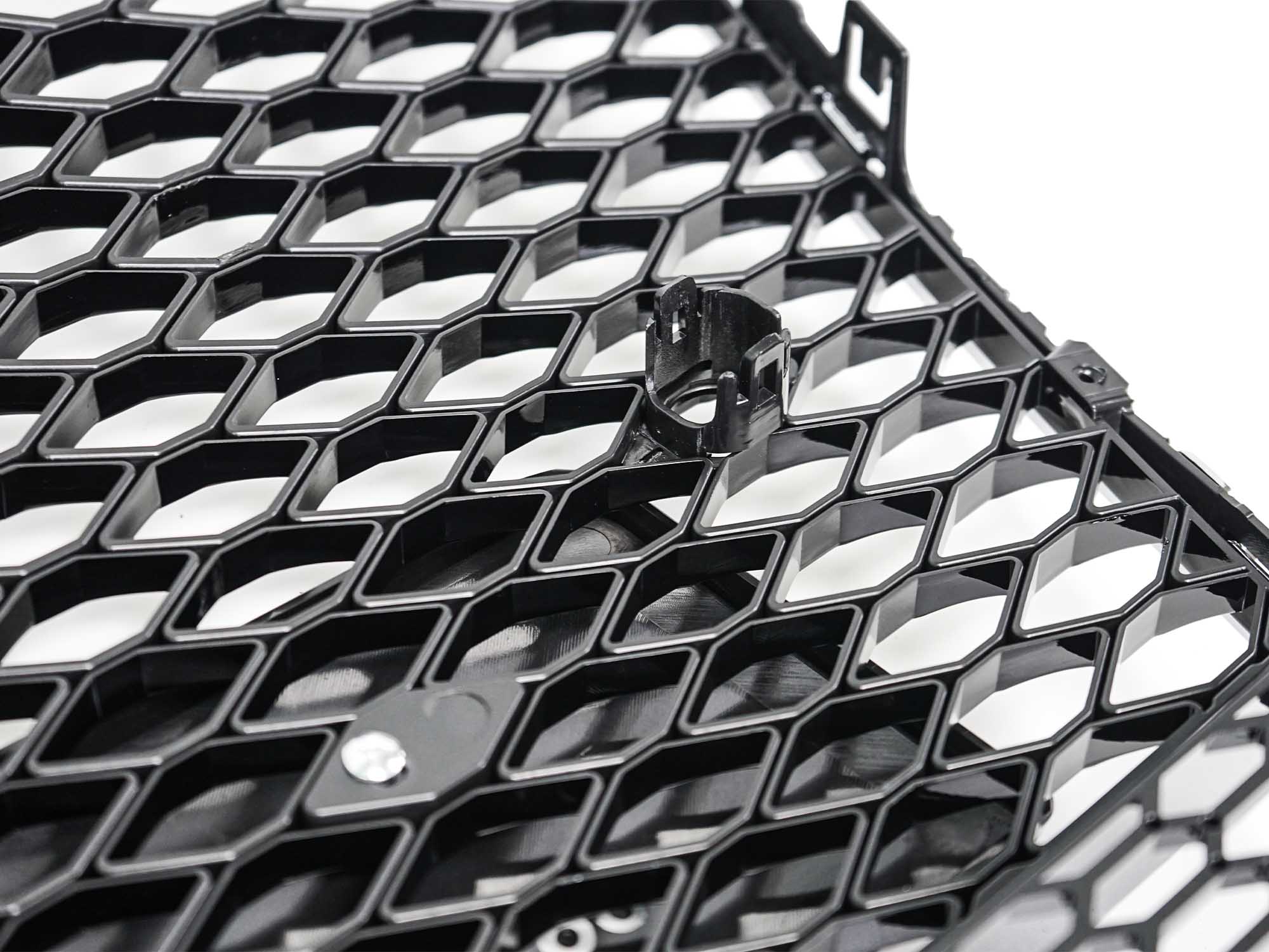 For 2013-2016 AUDI A5 S5 RS5 Front Bumper Honeycomb Grille Grill + Chrome Frame - Image 9