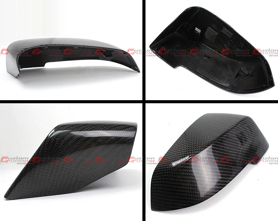 For 2014-2017 BMW F06 F10 F01 LCI Real Carbon Fiber Mirror Covers Cap Replacement - Image 3