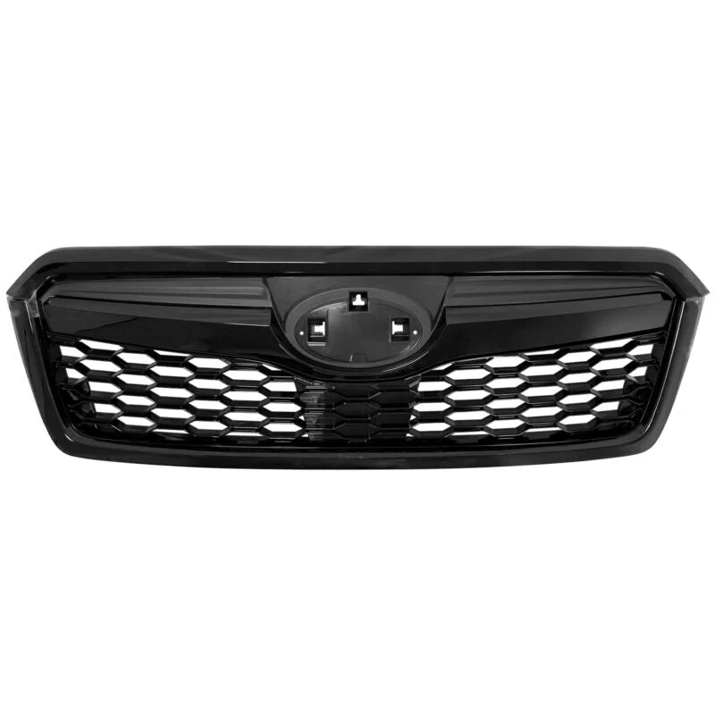Gloss Black Upper Grille Honeycomb Grill Assembly For 2014-2018 Subaru Forester - Image 2