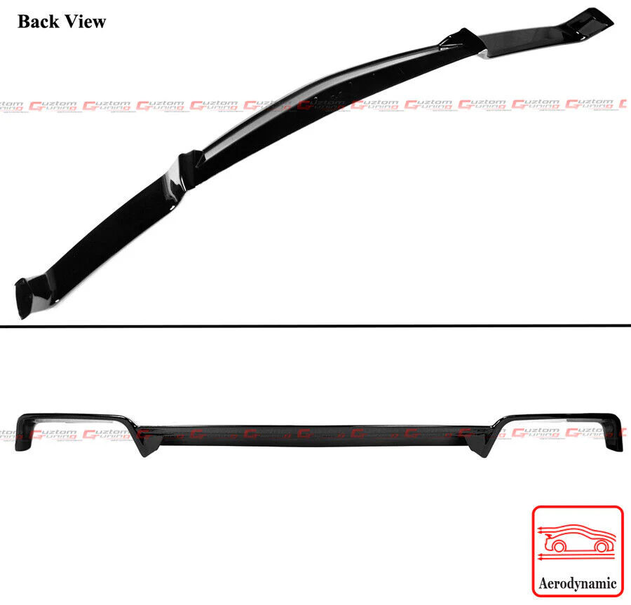 For 2014-2019 Corvette C7 Stingray Gloss Black C8 Z51 Style Rear Trunk Spoiler Wing - Image 2