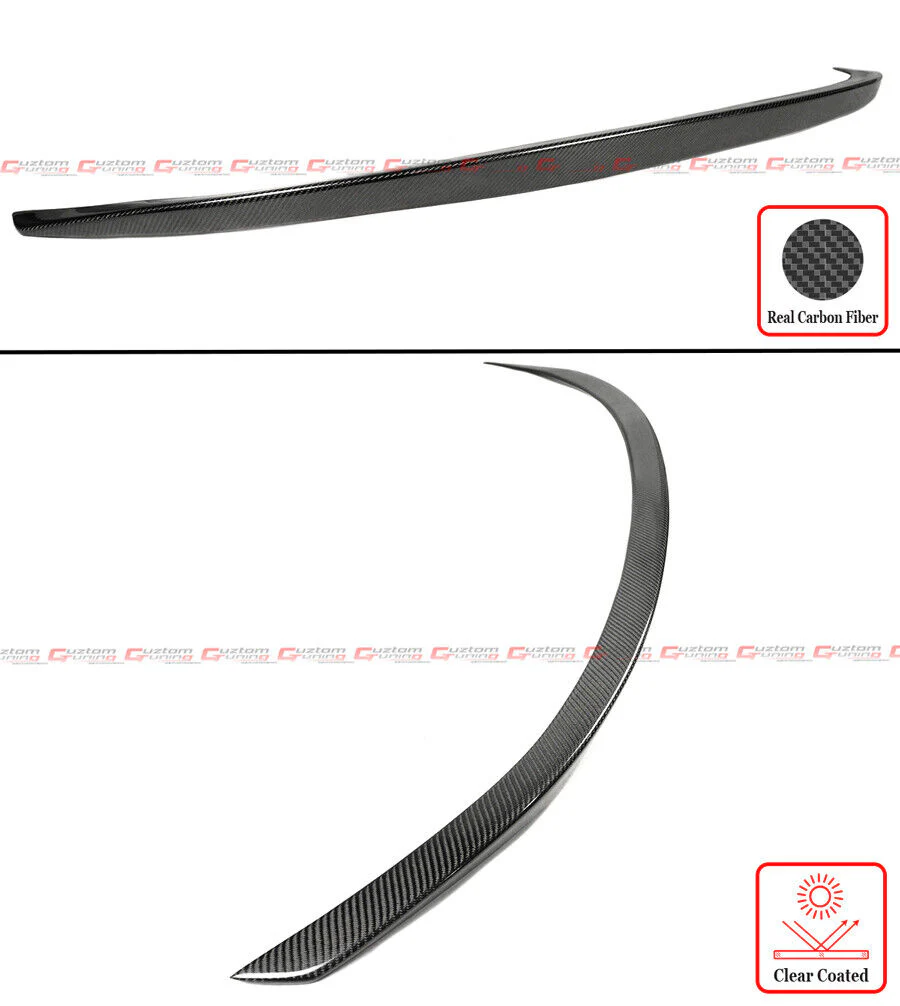 For 2014-2024 Maserati Ghibli FD Style Sleek Real Carbon Fiber Trunk Spoiler Wing - Image 3