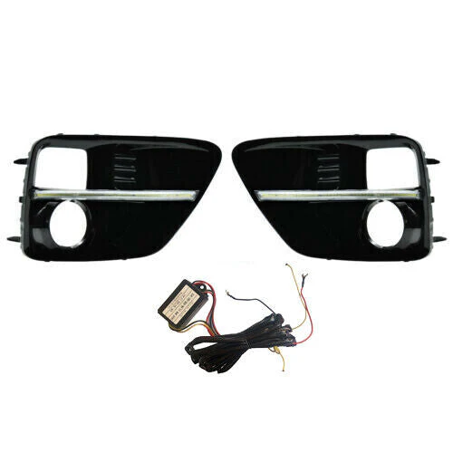LED Turn signal Fog Lamp & Daytime Running Light DRL For 2015-2017 Subaru WRX STI - Image 3