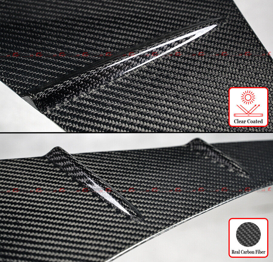 For 2015-2018 Lexus RC-F Real Carbon Fiber Front Fender Side Vent Cover Garnish Trims - Image 3