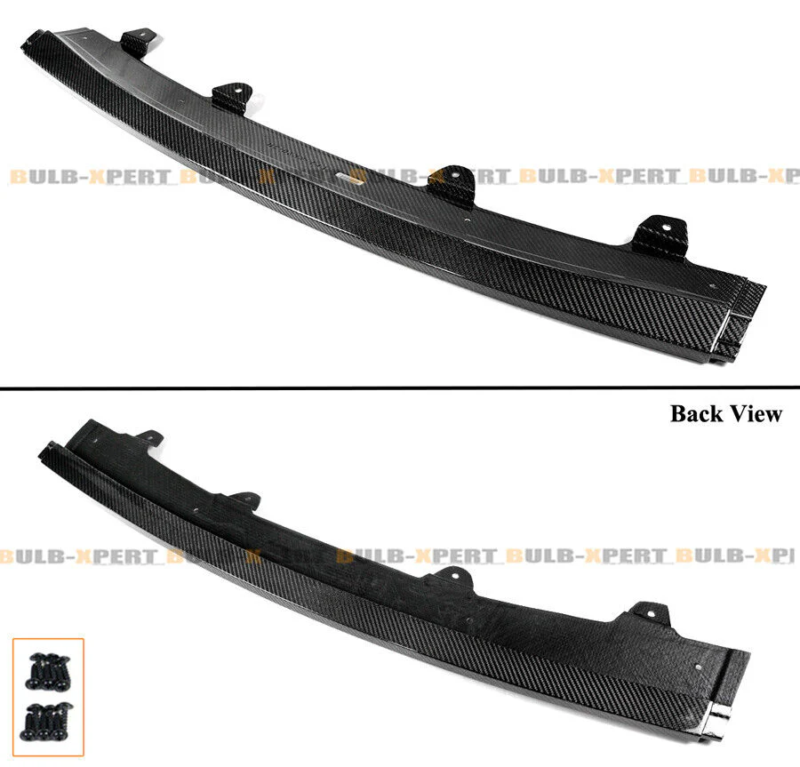 For 2015-2019 Lexus RC F RCF CTM Design Real Carbon Fiber Front Bumper Lip Splitter - Image 2