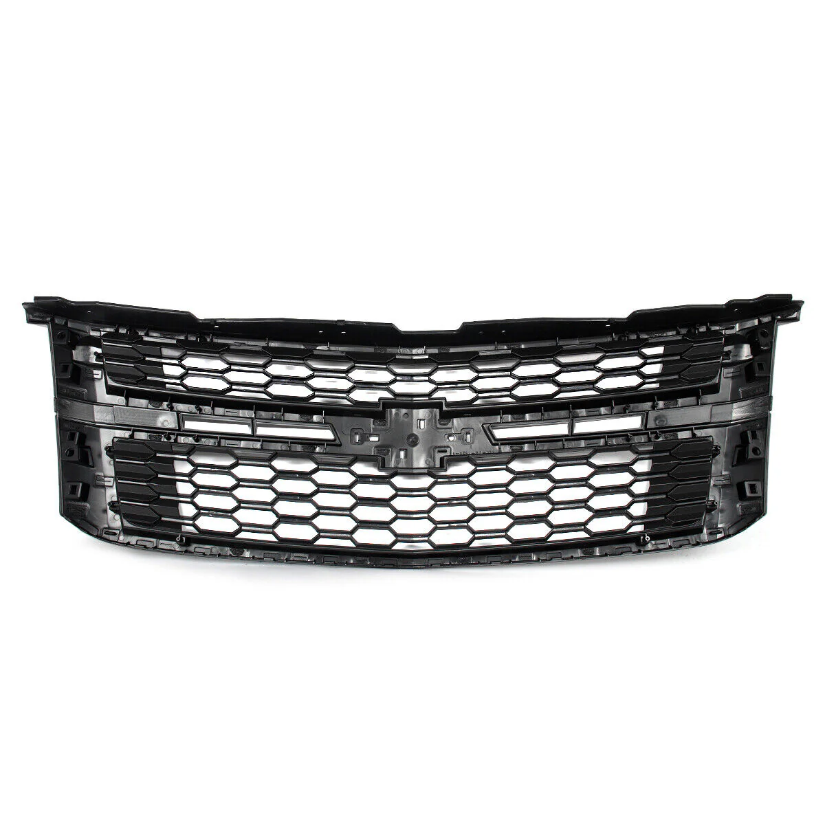 For 2015-2020 Chevrolet Tahoe Suburban LS LT Front Glossy Black Bumper Grille Grill - Image 16