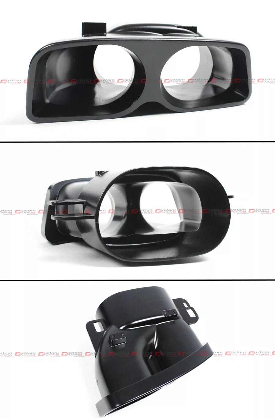 For 2015-2021 Mercedes Benz W205 C300 C450 C43 Sedan Smoke Led Bumper Diffuser + Exhaust Tips - Image 5
