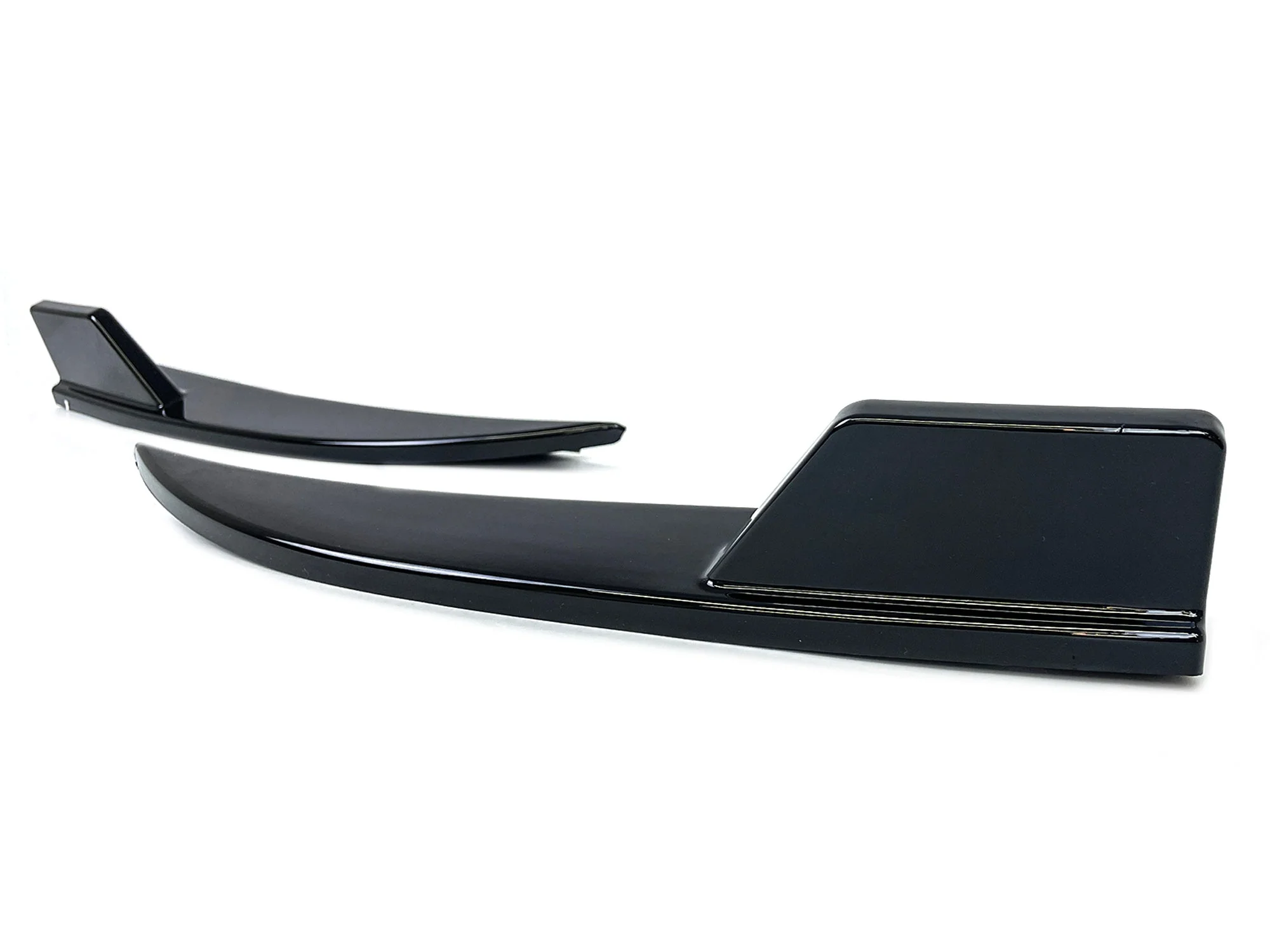 Gloss Black Rear Apron Side Splitter For Mercedes C W205 C205 Coupe 2015-2021 - Image 6