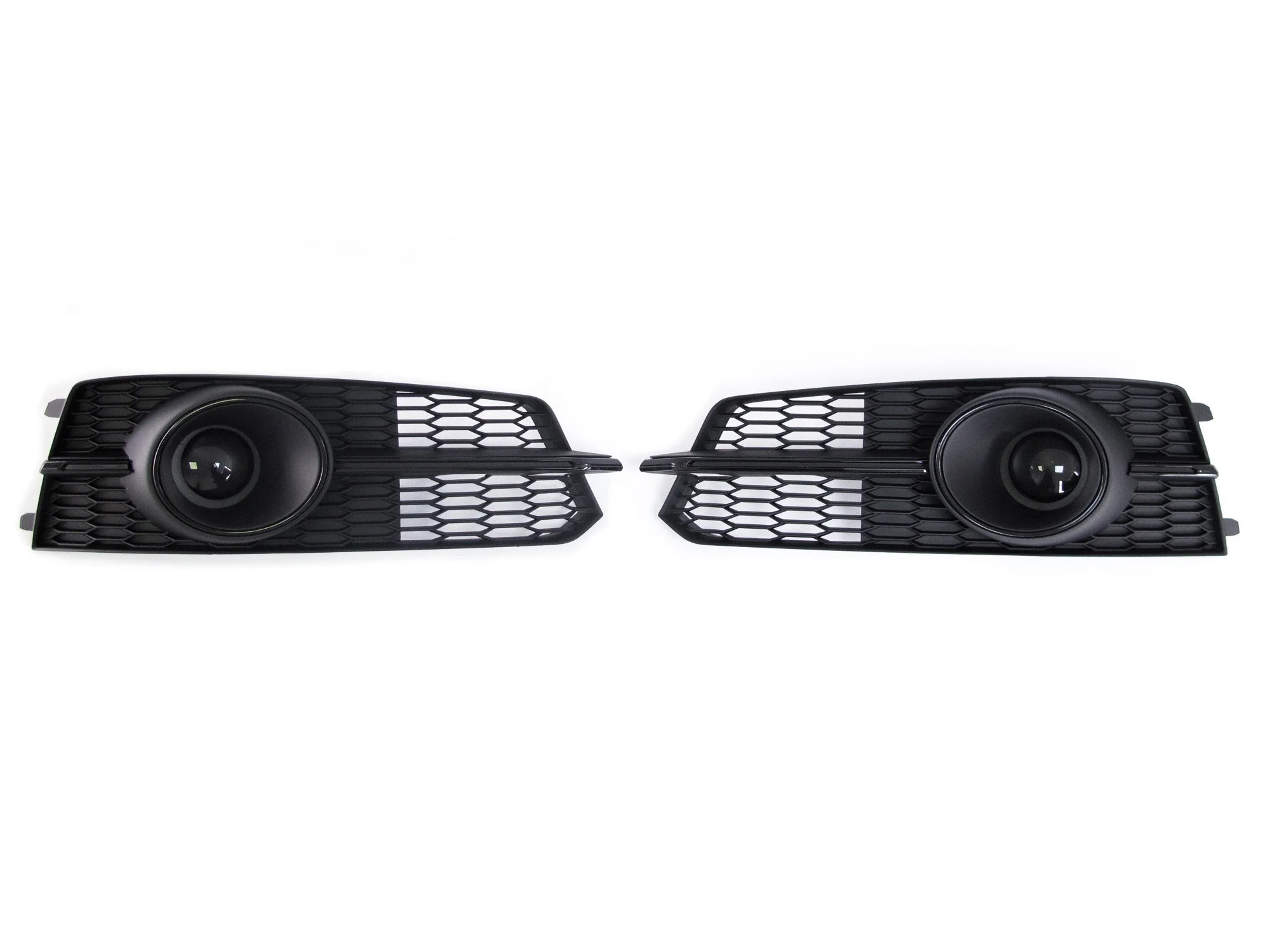 Pair L+R For Audi A6 C7 S-Line 2016-2018 Front Fog Light Grille Bezel w/ ACC Cover - Image 4